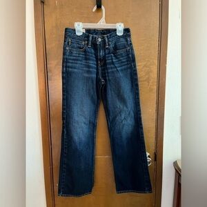 Abercrombie Boys Bootcut Jeans Size 12 Dark Wash